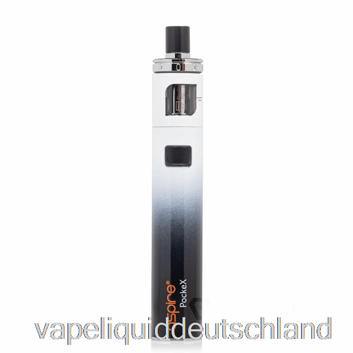 Aspire Pockex AIO Starter Kit [anni] Schwarz / Weißes Farbverlaufs-Vape-Liquid